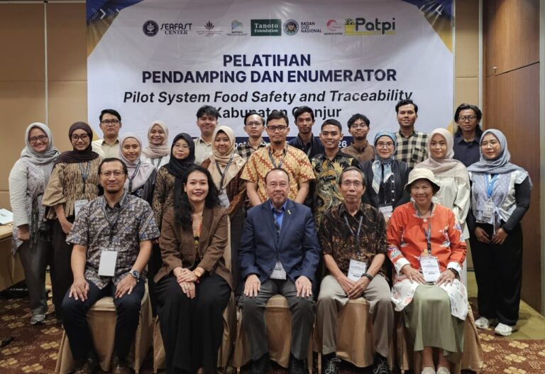 SEAFAST IPB Selenggarakan Pelatihan Pendamping dan Enumerator untuk Mendukung Pilot System Food Safety and Traceability Program MBG di Kabupaten Cianjur